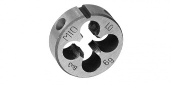 Плашка круглая для метрической резьбы М45 х 4,5; класс точности 6g, (Сталь 9ХС, ГОСТ 9740-71)